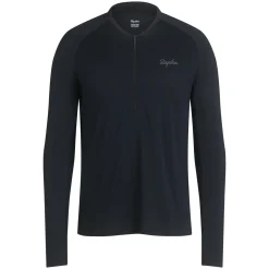 Rapha Men's Explore Long Sleeve Zip Neck Tech T-shirt