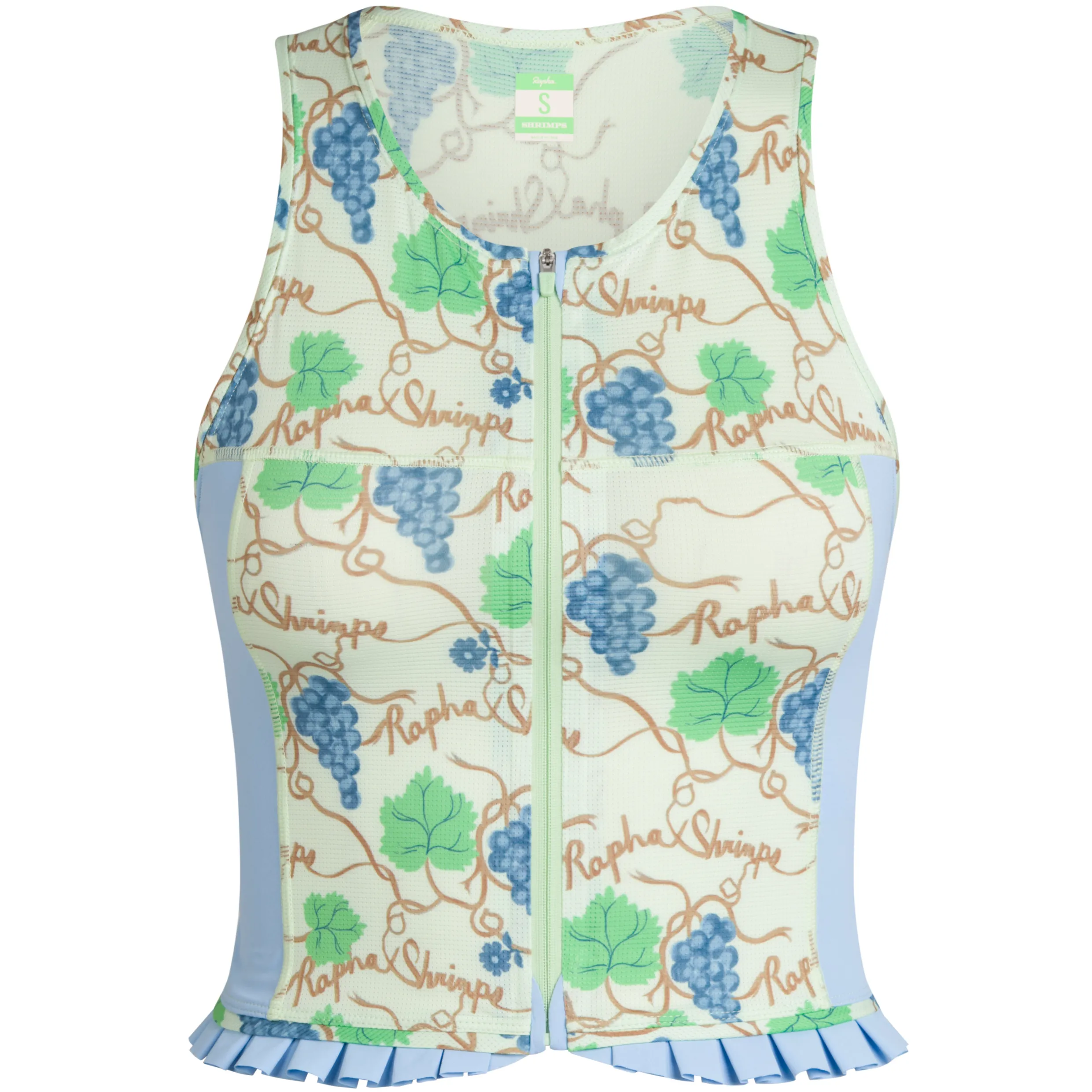 Women Rapha + Shrimps Cropped Zip Tank