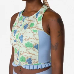 Women Rapha + Shrimps Cropped Zip Tank