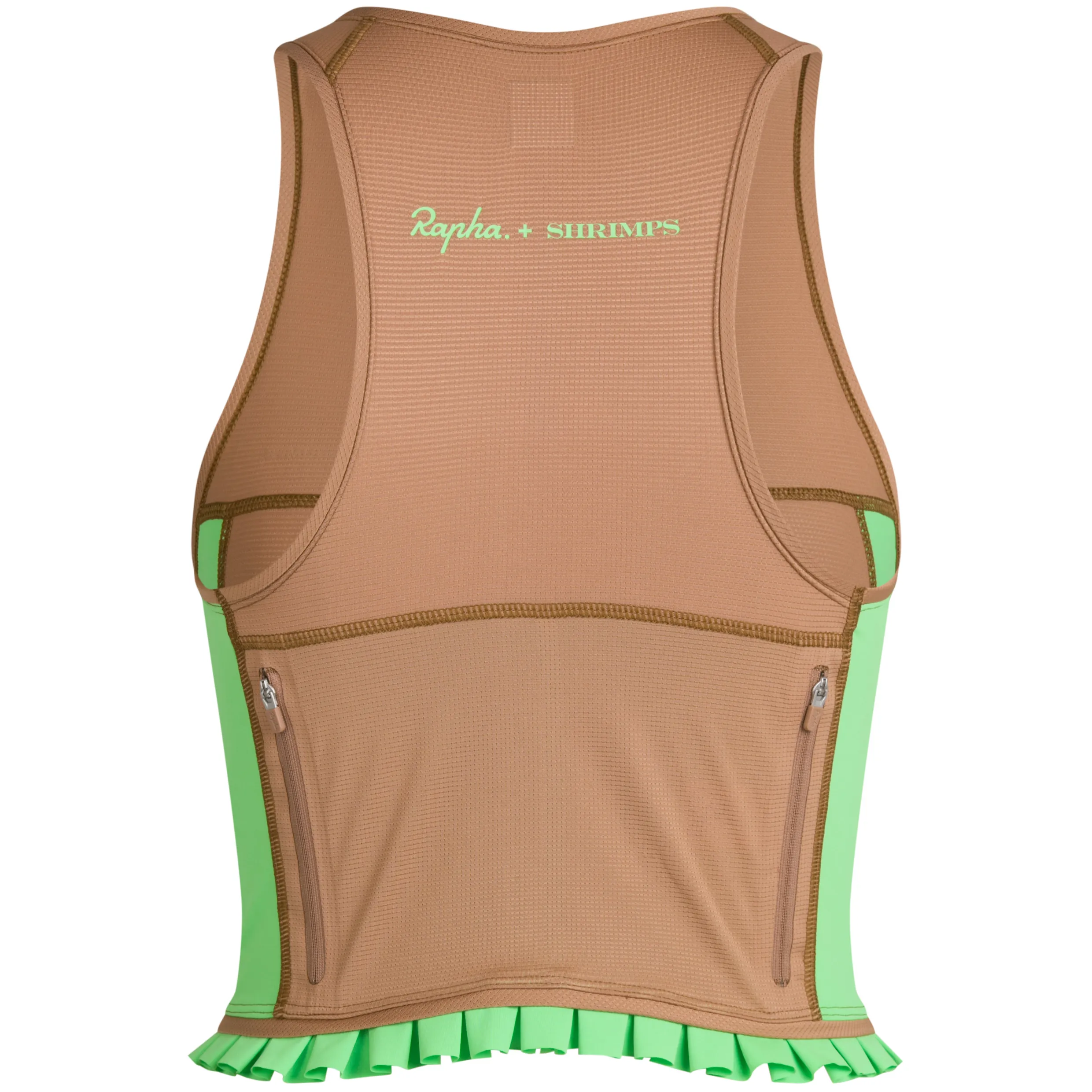 Women Rapha + Shrimps Cropped Zip Tank