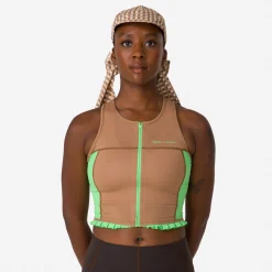 Women Rapha + Shrimps Cropped Zip Tank