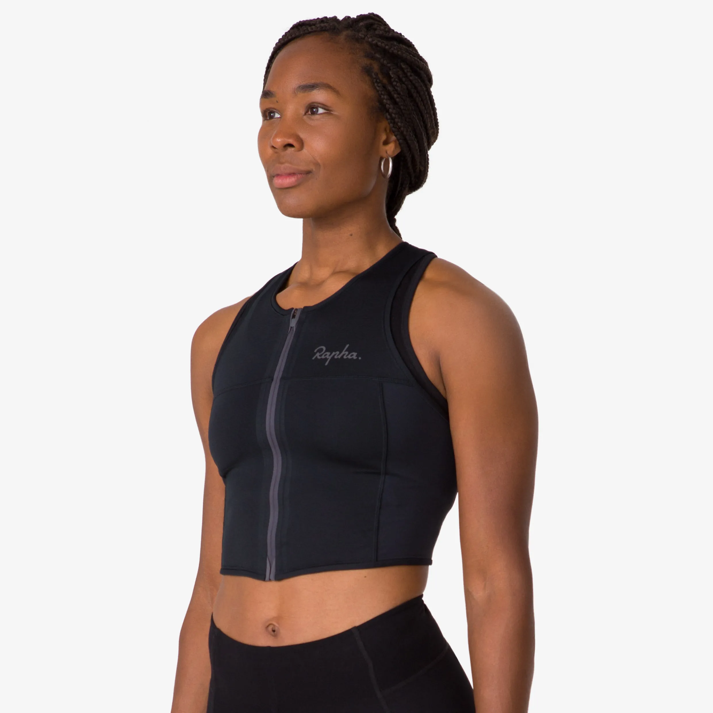Women Rapha Women's Cropped Zip Tank