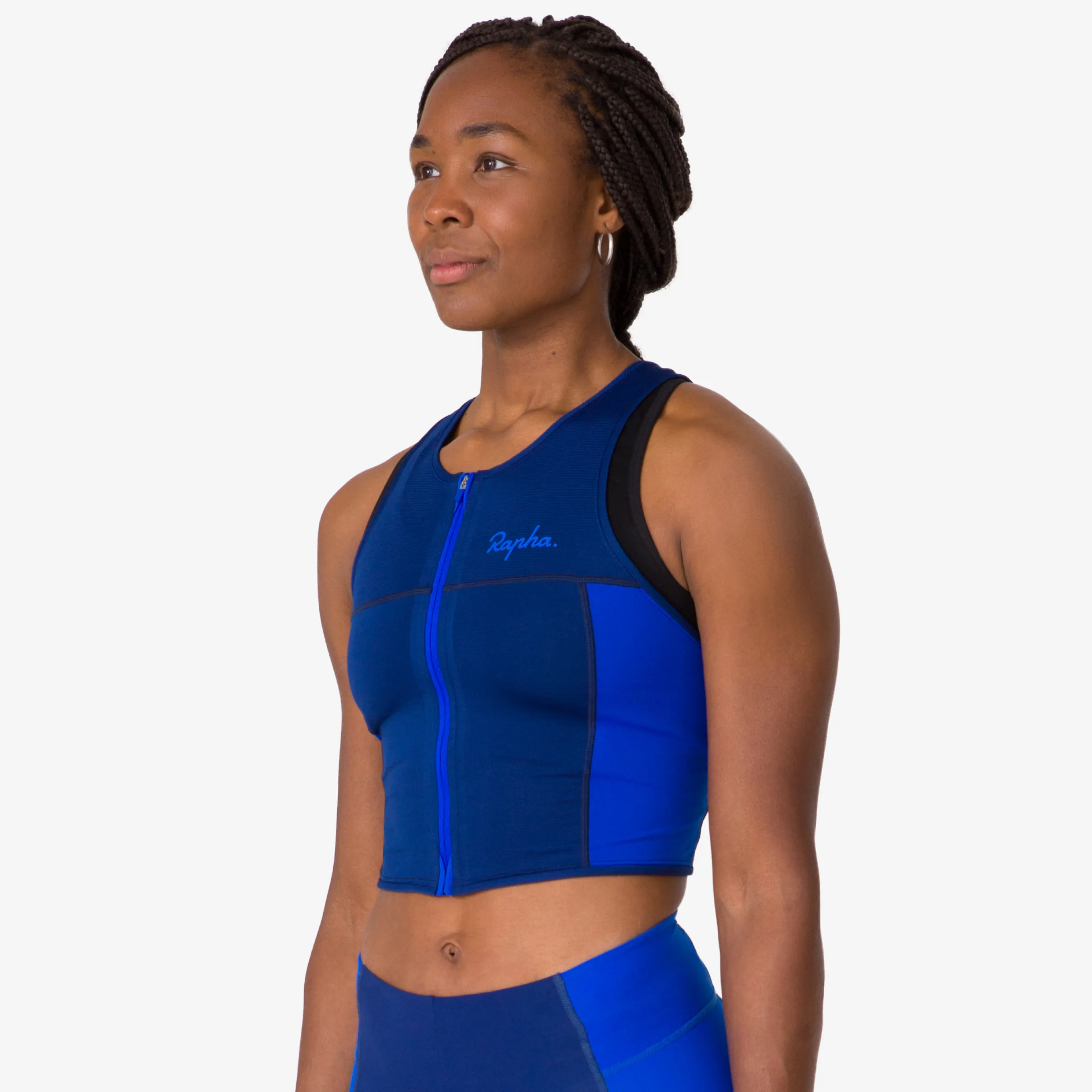 Women Rapha Women's Cropped Zip Tank