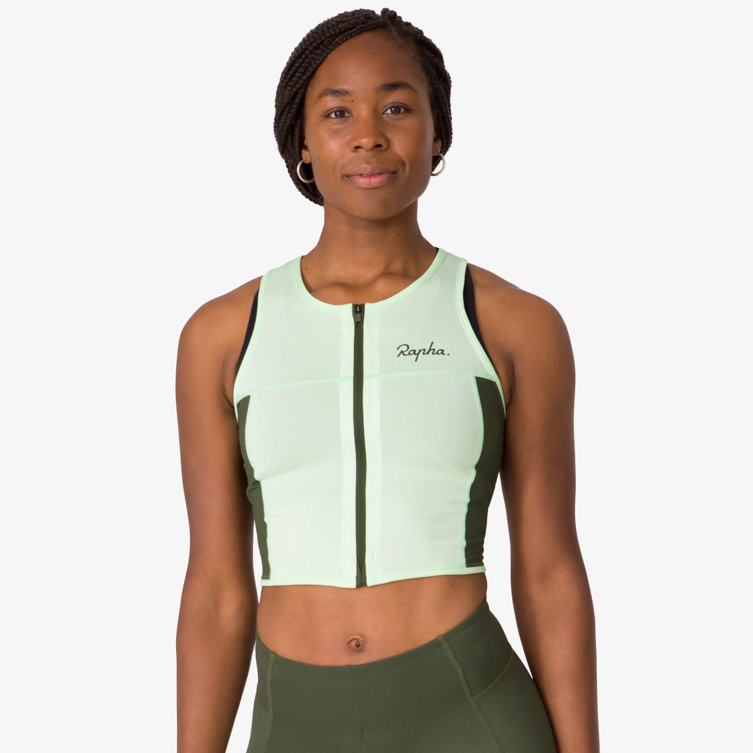 Women Rapha Women's Cropped Zip Tank