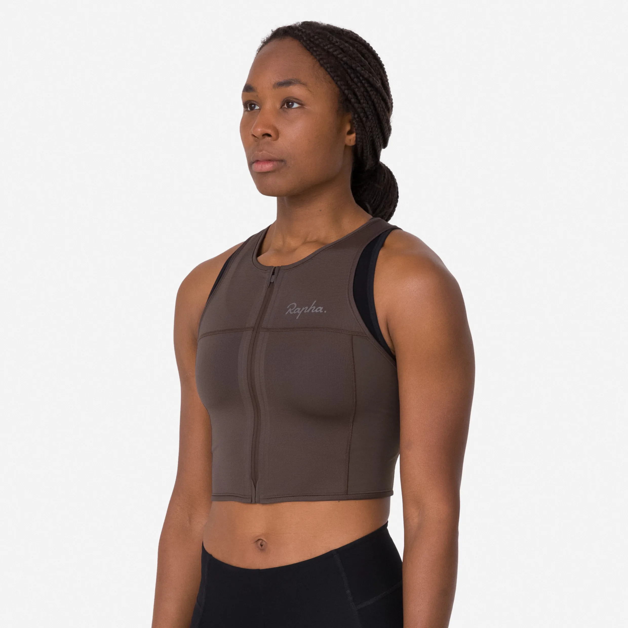 Women Rapha Women's Cropped Zip Tank