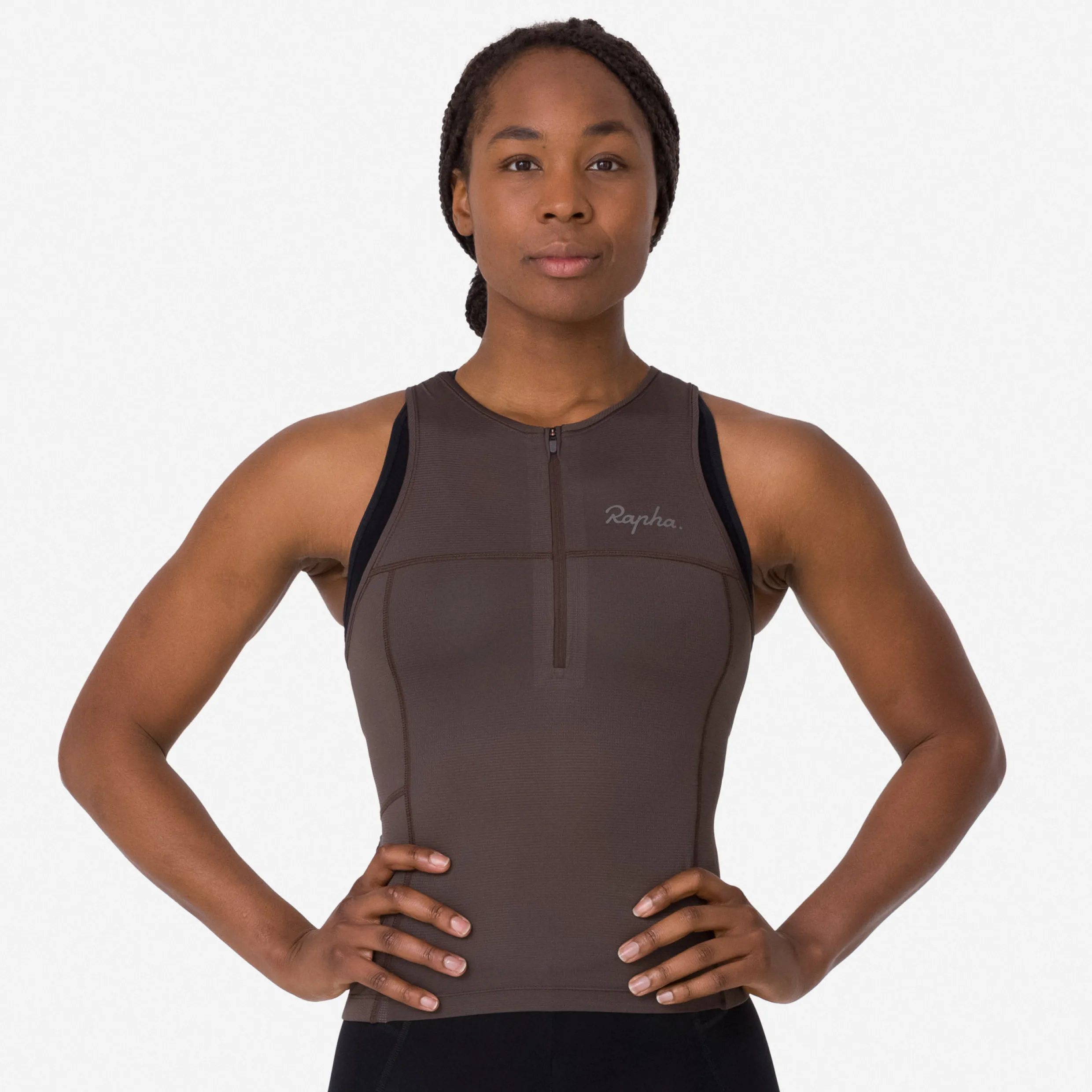 Women Rapha Women's Half Zip Tank
