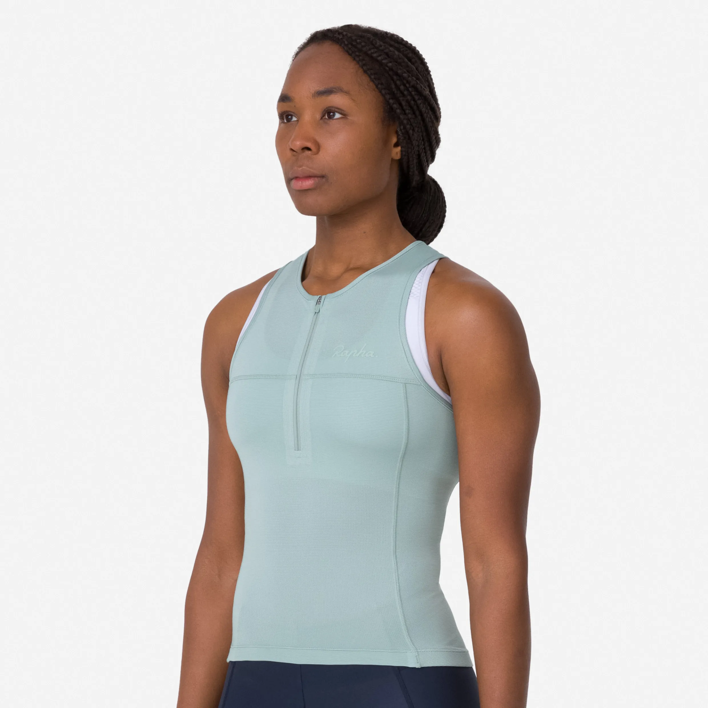 Women Rapha Women's Half Zip Tank