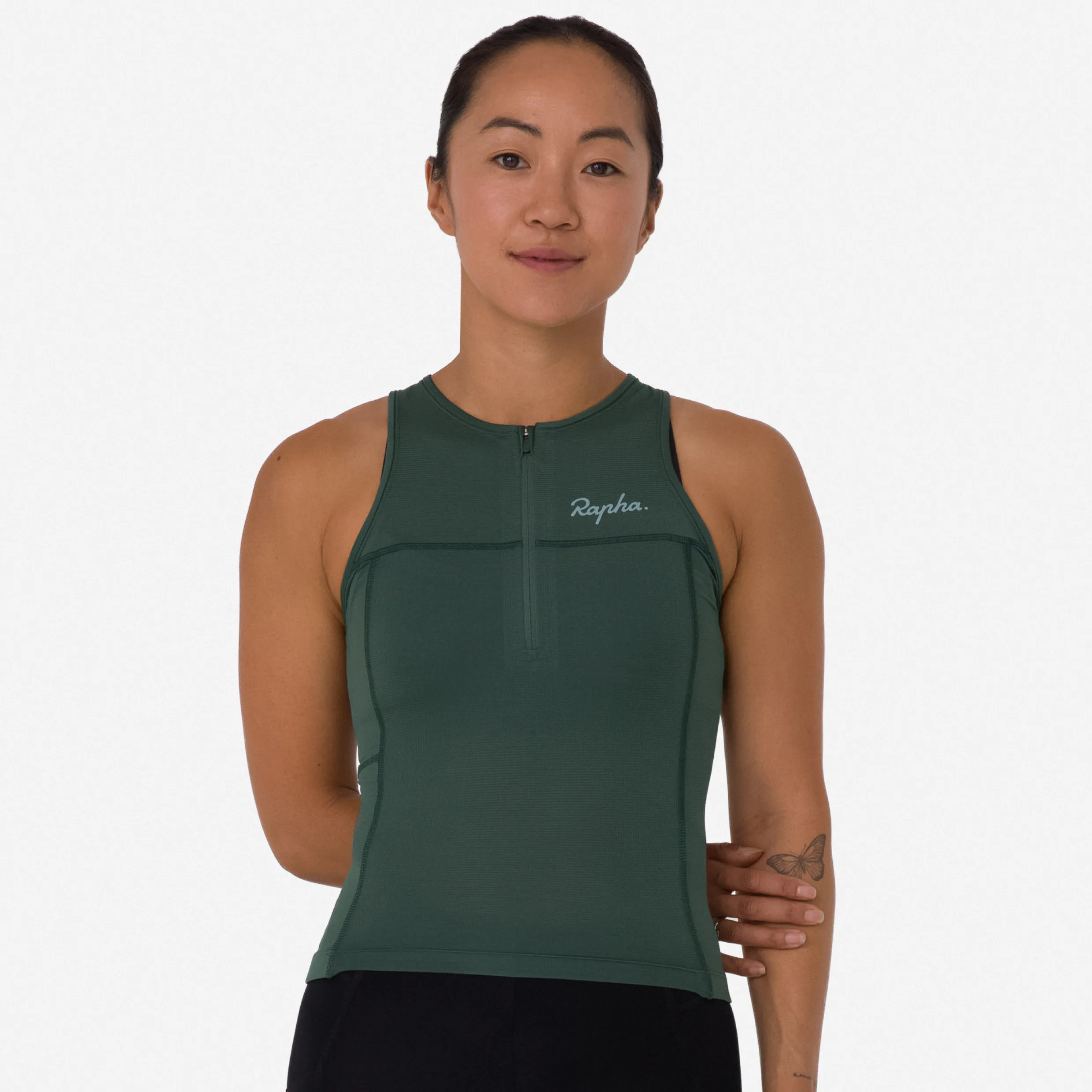 Women Rapha Women's Half Zip Tank
