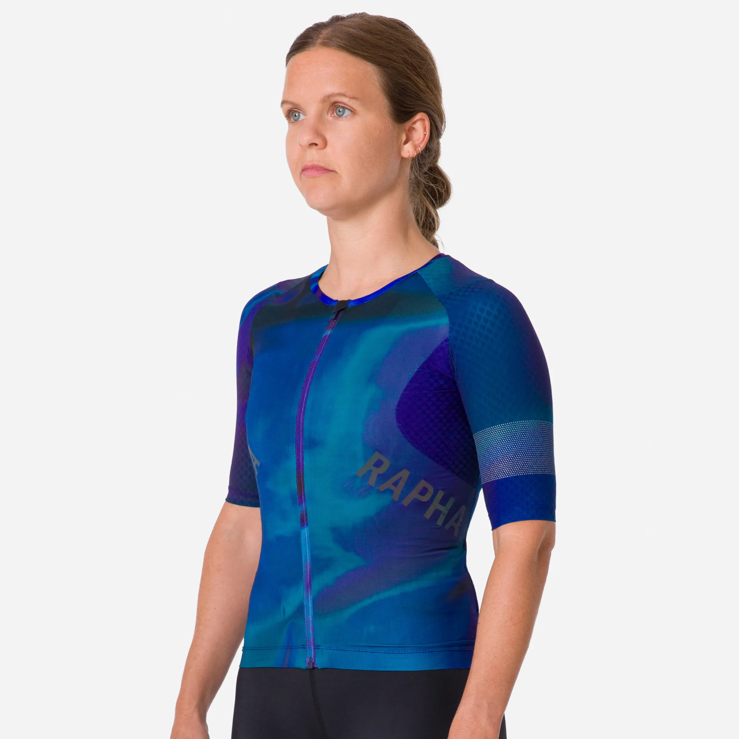 Women Rapha Women's Pro Team Aero Jersey - Oil Slick