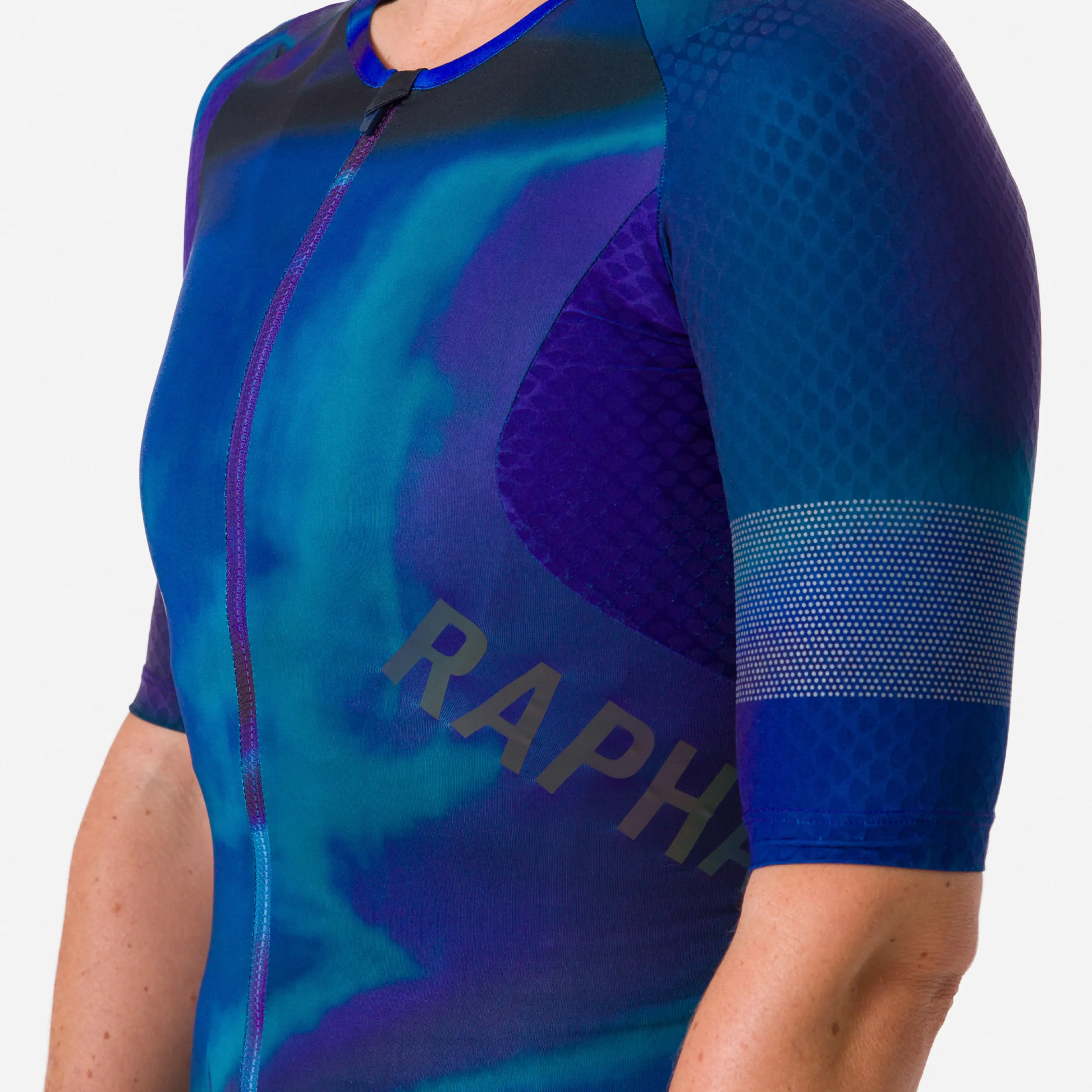 Women Rapha Women's Pro Team Aero Jersey - Oil Slick