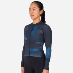 Women Rapha Women's Pro Team Long Sleeve Lightweight Jersey - Print Pack